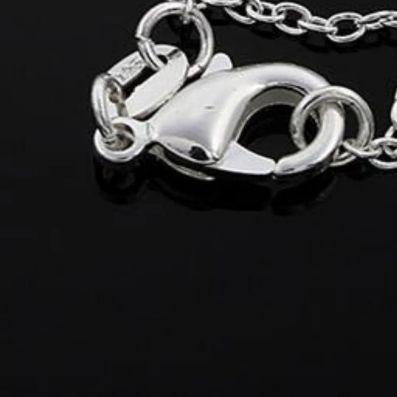 Solitaire Pave Diamond Pendant Necklace | 18k Gold Plated - Picture 14 of 15